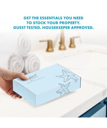 Shoppe All-in-Kit | Aqua Organics 75-Piece Amenity Kit | Bulk 1oz Travel Size Toiletries for Hotels AirBnBs & Vacation Rentals - Buy Online on SooperMarket.com