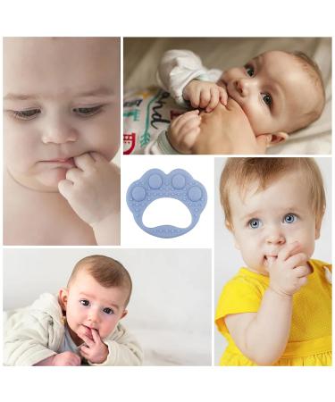 Aznever Silicone Baby Bite Ring - Montessori Toddler Teething Toy Cute Anti-Drop Design for Birthdays & Christmas - Buy Online on SooperMarket.com
