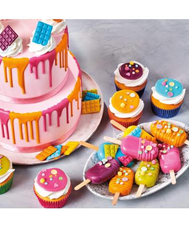 FunCakes Deco Melts Lime Green 250g - AZO Free | Vibrant and Easy-to-Use Decorating Chocolate - Buy Online on SooperMarket.com