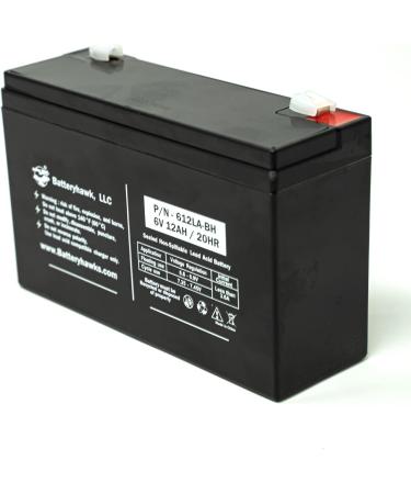 Buy 6V 12AH SLA Sealed Lead Acid Battery - F1 Terminal for Exit Sign Emergency Light Solar UPS | High-Quality Battery Online - Buy Online on SooperMarket.com