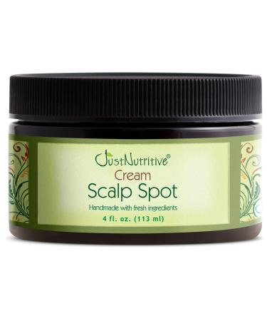Bald Spot Hair Growth Cream | Scalp Treatment for Receding Hair | For Men and Women | Just Nutritive | 4 Oz