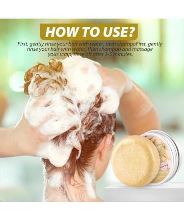 Zoreni Ginger Hair Regrowth Shampoo Bar - 5 Pack | Organic Anti Hair Loss Soap | Promotes Hair Growth, Anti-dandruff & Anti-itching | 2.12 Fl Oz - Buy Online on SooperMarket.com