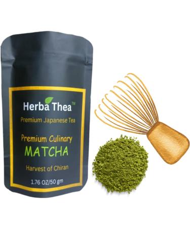 Herba Thea Premium Culinary Matcha Tea Powder 1.76 oz/50 gm Harvest of Chiran - Buy Online on SooperMarket.com