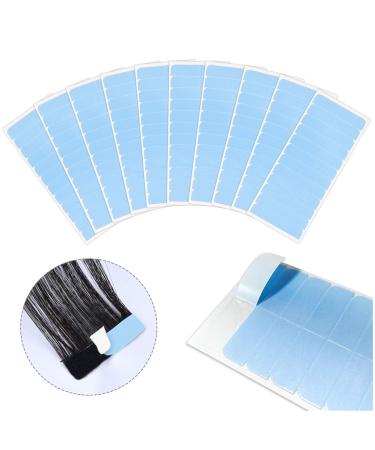 Kalolary 120 pieces replacement tapes for tape in hair extensions replacement tapes adhesive strip high adhesive power hair adhesive tape for hair extensions hair striking (dark blue)
