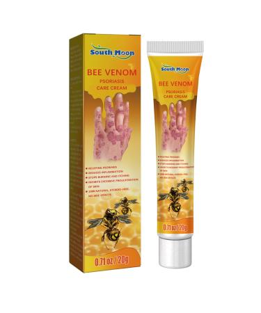 Bee Venom Cream for Psoriasis Cream Bee Venom Cream Psoriasis Treatment New Zealand Bee Venom Chinese Herbal Cream for Psoriasis Bee Venom Psoriasis Soothing Itching 20g (2)