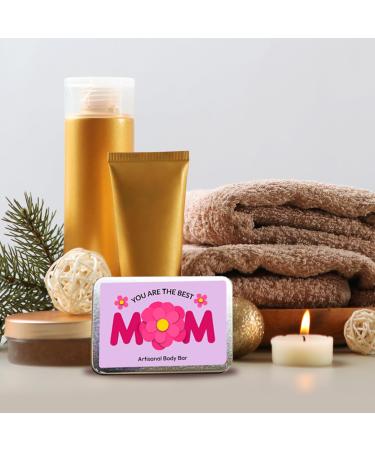 Shop Gears Out Best Mom Soap Bar & Tin Set - Unique Mother's Day Gift Pink Soap for Women Perfect Stocking Stuffer - Buy Online on SooperMarket.com