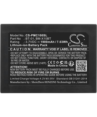 Battery Replacement for Pliant MicroCom XR | 00004394 00004445 BT-01 BM-X10BT - International Shipping Available - Buy Online on SooperMarket.com