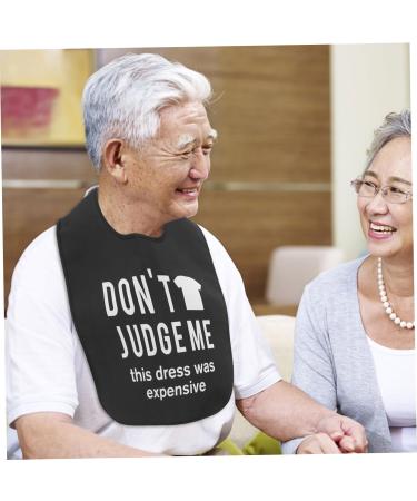 Elderly Bib Accessories for Men Adult Bibs for Men Custom Adult Bibs Crumb Catcher Bibs Reusable Adult1123 (Color : Black3 Size : 58X45CM) 58X45CM Black3 - Buy Online on SooperMarket.com