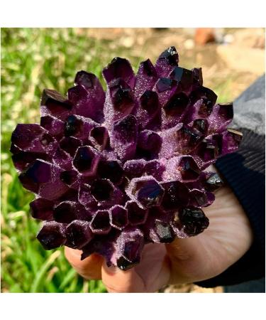 Crystals 1pc Natural Amethyst Violet Ghost Phantom Quartz Crystal Cluster Specimen Pray Home Decor degaussing Stone Collection (Size : 610-700g) - Buy Online on SooperMarket.com