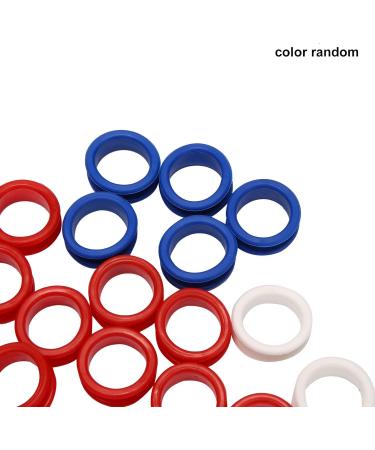 jayzee 50 Pieces Silicone Finger Rings for Scissors Adds Hair Cutting Styling Tools Accessories Mixing Colours - Buy Online on SooperMarket.com