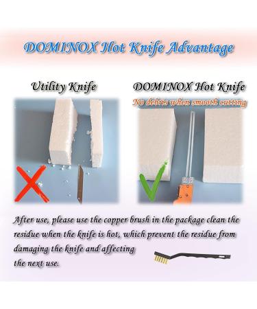 DOMINOX Hot Knife Foam Cutter Foam Cutting Tool Kit Heavy-duty Case Styrofoam Cutter for Cutting Foam Board Insulation EPP EPS XPS EVA EPE PU KT Board Sponge Nylon - Buy Online on SooperMarket.com