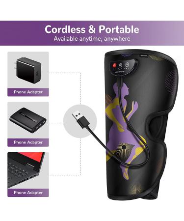 QUINEAR Cordless Leg Massager - Rechargeable Air Compression Calf Massager - Buy Online on SooperMarket.com