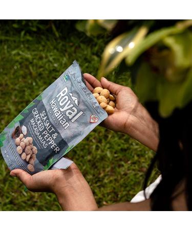 Royal Hawaiian Orchards Sea Salt & Cracked Pepper Macadamia Nuts  4 Oz - Buy Online on SooperMarket.com