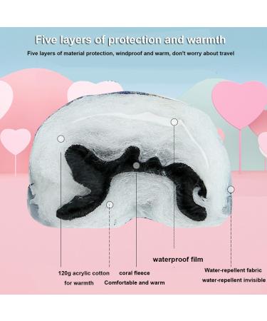 Kids Waterproof Winter Mittens | Fleece Lined Thermal Gloves for Ages 4-6 | Pink - Buy Online on SooperMarket.com