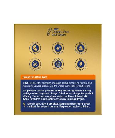 StBotanica Vitamin C E & Hyaluronic Acid Night Cream - Brightening & Hydrating with Argan Oil | 50g - Shop Internationally - Buy Online on SooperMarket.com
