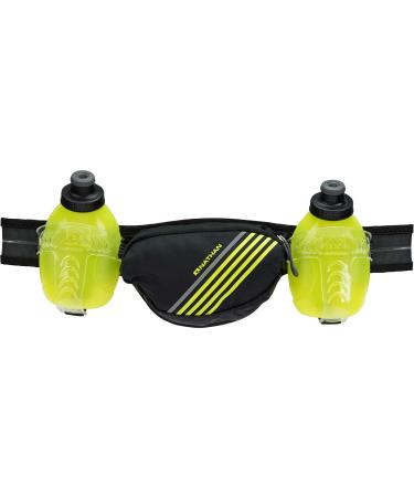 Nathan Adult Trail Speed Plus Hydrating Belt - Black/Safety Yellow