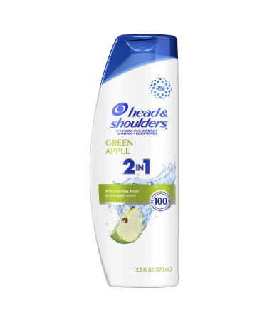 Head and Shoulders 2 in 1 Dandruff Shampoo and Conditioner Green Apple 12.5 oz