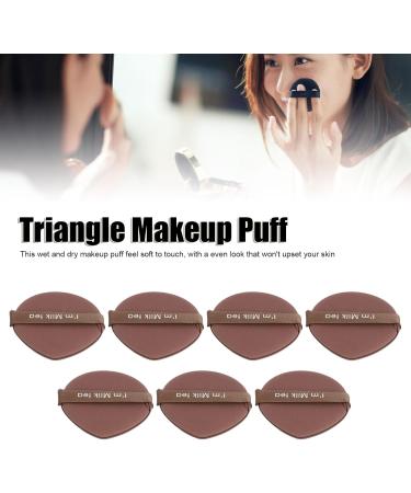 Triangle Makeup Puff Triangle Powder Puff Reusable Sponge with Storage Box for Cosmetics - Buy Online on SooperMarket.com