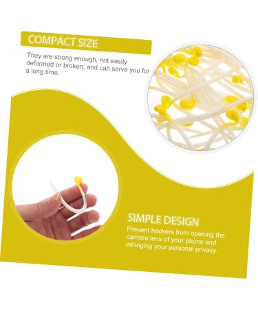 Alipis 200 Pcs Bean Sprouts Toy Bean Sprout Prop Faux Veggies Plastic Models Stress Reliever PVC Fake Food Assorted Color1x4pcs 10X5CMx4pcs - Buy Online on SooperMarket.com