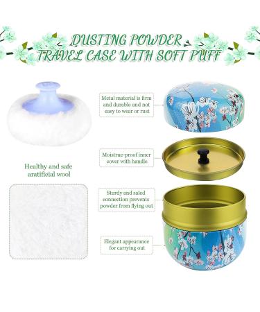 GZkedu 2 Pack Baby Powder Compact | Travel-Friendly Powder Case with Puff for Baby & Mom - Buy Online on SooperMarket.com