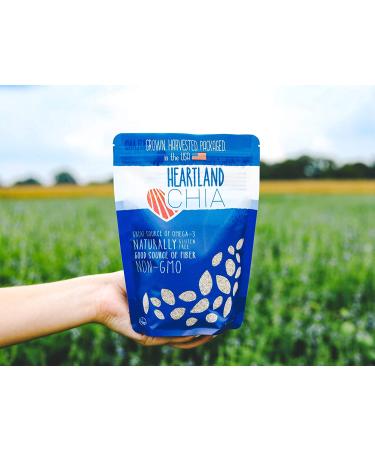 Heartland Chia  USA Grown Whole Raw Black Chia Seeds  12 oz | Sustainable  Non-GMO  Farm-direct - Buy Online on SooperMarket.com