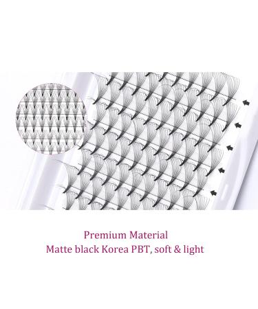 Buy 8D 0.07mm C Curl 14mm Premade Russian Volume Eyelash Extensions | Artificial Lashes for Stunning Volume - Buy Online on SooperMarket.com