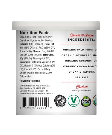 Miss Jones Organic Vegan Chocolate Buttercream Frosting - 11.29 oz | Perfect for Icing & Decorating - Buy Online on SooperMarket.com