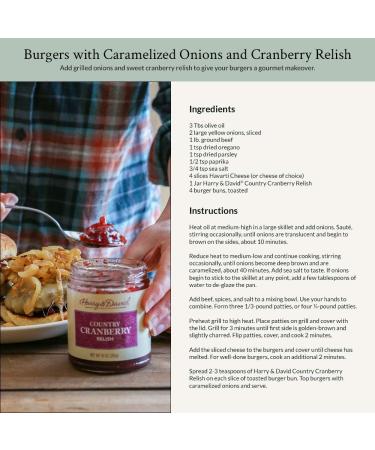 Harry & David Country Cranberry Relish - 10 Ounces | Premium Quality - Buy Online on SooperMarket.com