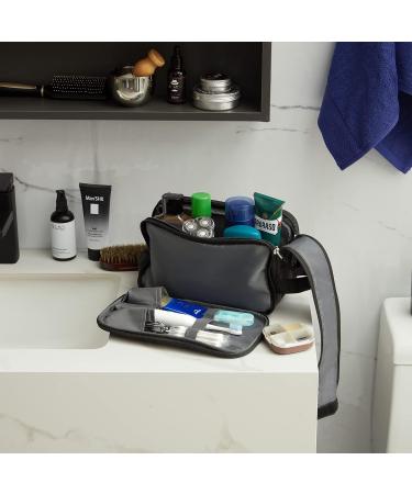 Lifewit Men's Large Travel Toiletry Bag - Water-Resistant Dopp Kit for Full Size Toiletries - Medium Black - Buy Online on SooperMarket.com