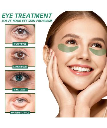 VANELC Eye Mask - Collagen Seaweed Under Eye Patches for Dark Circles Puffiness & Wrinkles | Natural Eye Treatment Gel - Buy Online on SooperMarket.com
