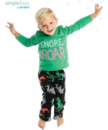 Simple Joys by Carter's Boys' Dinosaur Pajama Set - Size 2 Years - Buy Online on SooperMarket.com