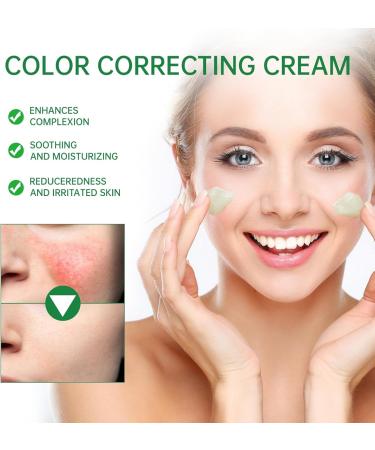 FunnAura Colour Correcting Cream Hydrating Green Cream for Redness 100g - Buy Online on SooperMarket.com