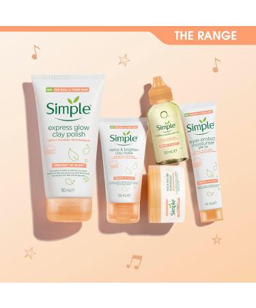 Simple Protect 'N' Glow Rest and Reset 72h Hydrating Gel cruelty-free vegan moisturiser to enhance glowing skin 50 ml 50 ml (Pack of 1) Hydrating Gel - Buy Online on SooperMarket.com