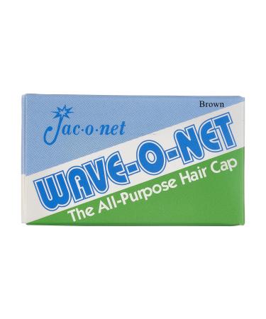 Wave-O-Net Medium Weight Brown Hair Net - 24 Pack Display - Buy Online on SooperMarket.com
