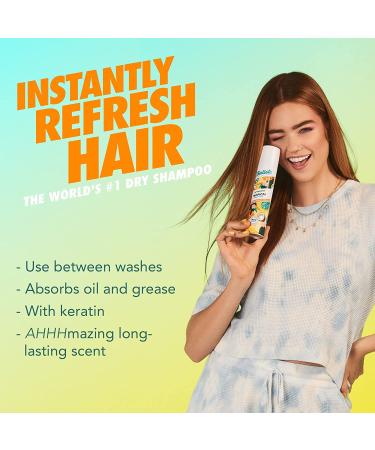 Batiste Dry Shampoo Tropical - Refresh Hair Absorb Oil & Add Texture | Waterless 6.73 OZ - Buy Online on SooperMarket.com