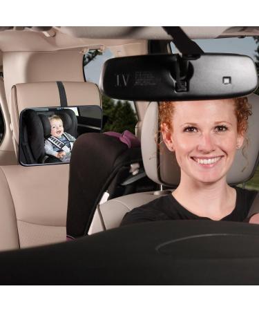 Baby Car Seat Mirror - Rear View Baby Mirror for Safe Drive | Newborn Essentials - Buy Online on SooperMarket.com