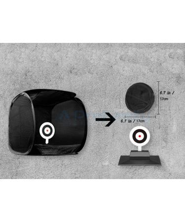 Automatic Airsoft Action Target with Trap Net Catcher - Reusable Training Targets for BB & Pellet Guns - Buy Online on SooperMarket.com