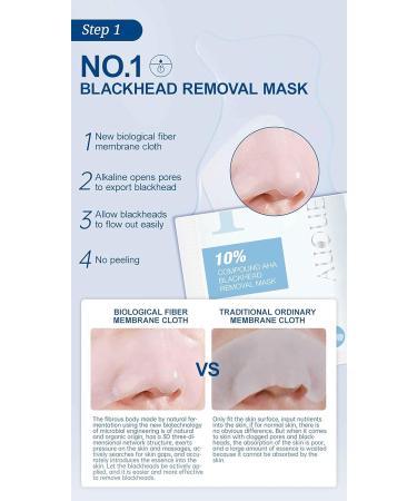 3-Step Blackhead Removal Nose Patch Deep Cleansing Blackhead Remover Nose Strips Newly Upgraded No Peeling No Pain Gentle to The Skin - Buy Online on SooperMarket.com