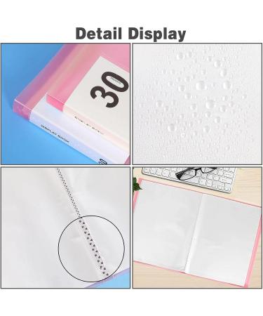 Huacan A3 Diamond Painting Storage Book | 30 Pages Portfolio Folder for 30x40cm Painting | Pink Color - Buy Online on SooperMarket.com