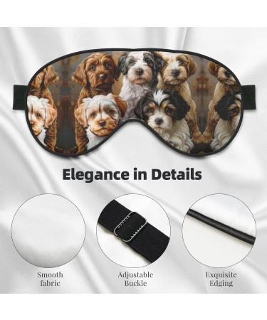 SSIMOO Double-Sided Eye Mask for Dogs | Soft Light Blocking & Sleep Enhancing | International Shipping Available - Buy Online on SooperMarket.com