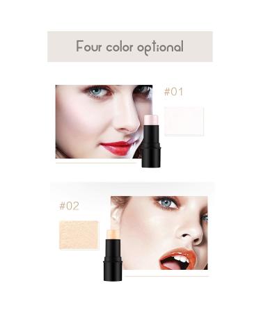 CCbeauty Face Highlighter Makeup Sticks - Long-Lasting Shimmer Contour Set (3 Colors) - Buy Online on SooperMarket.com