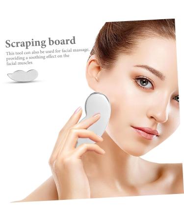 Beavorty Stainless Steel Gua Sha Tool - Facial Scraping Board for Effective Face Massage | Anti-Aging Face Massager - Buy Online on SooperMarket.com