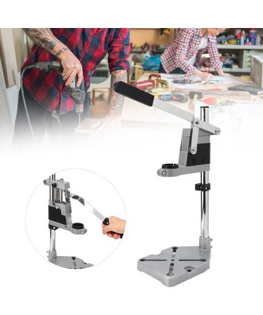 Electric Drill Stand Grinder Bracket Clamp - Multifunctional Woodworking Tool with Adjustable Hexagonal Screw Durable Aluminum Alloy for Grinding Drilling - Buy Online on SooperMarket.com
