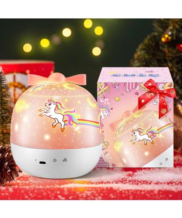 One Fire Unicorn Gifts for Girls 15 Films + 10 Soothing Sounds Baby Gifts Rechargeable + 105 Lighting Modes Baby Girl Gift Gifts for Girls Baby Gifts Girl Kawaii Room Decor Baby Girl