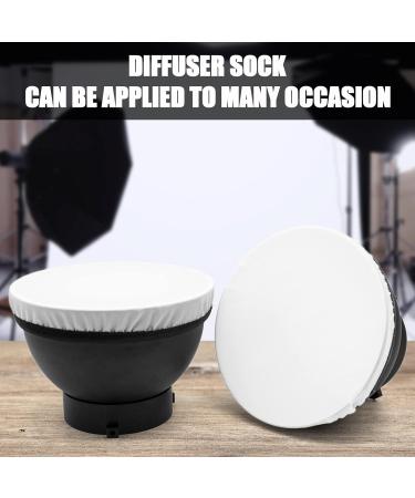 Fotoconic 7 Diffuser Sock White Soft Lamp Cover Cloth 4-Pack - Ideal for Strobe Flash & LED Video Light - Buy Online on SooperMarket.com