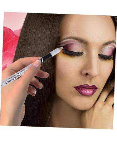 MUSISALY 20 Pcs Eyebrow Pencil Woman Makeup Tools Highlight Eyeliner Pencil Wooden Pole White - Buy Online on SooperMarket.com