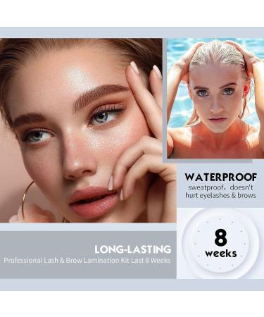 PERMANIA Lash Perm Kit | Lash Lift Sachet with Eyelash Lifting Glue | Long-lasting Curl for 8 Weeks | Brow Lamination | Smudge-proof Formula - Buy Online on SooperMarket.com