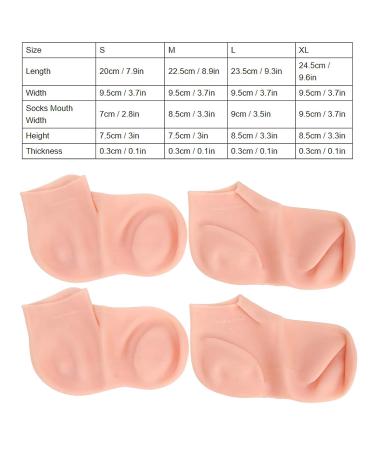 Elastic Foot Care Socks - Moisture-Wicking SEBS Material (2 Pairs XL 42-44) | International Shipping Available - Buy Online on SooperMarket.com