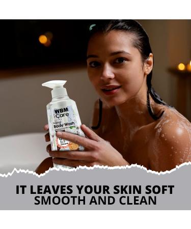 Calming Skin Care Shower Gel for All Skin Types | Coconut & Jasmine Extracts | Deep Nourishing Body Wash 17.5 Oz - Buy Online on SooperMarket.com