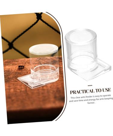 BUGUUYO Pet Water Feeder Ant Nest Water Cup Ant Watering Station Ant Nest Feeder Transparent Plastic - Buy Online on SooperMarket.com